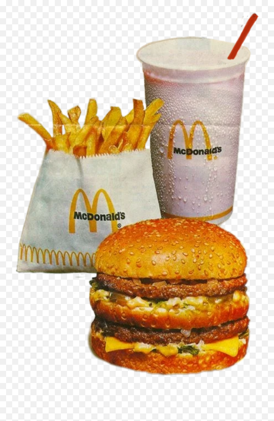 Mcdonaldsfood Mcdonalds Sticker - Hamburger Bun Emoji,Mcdonalds Happy Meal Emoji