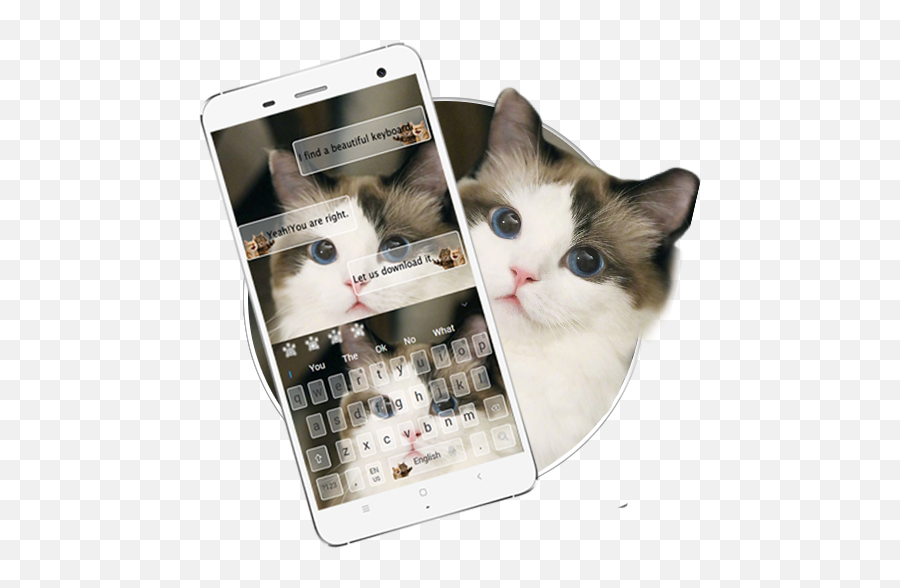 Cute Cat Keyboard For Android - Download Cafe Bazaar Iphone Emoji,Cat Emojis For Android