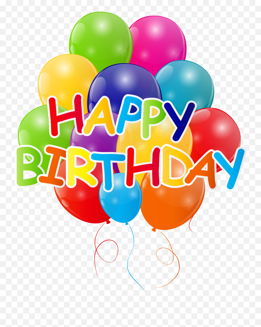 Ballon Clipart Happy Birthday Ballon - Balloon Emoji,Happy Birthday Emoticon Text Art