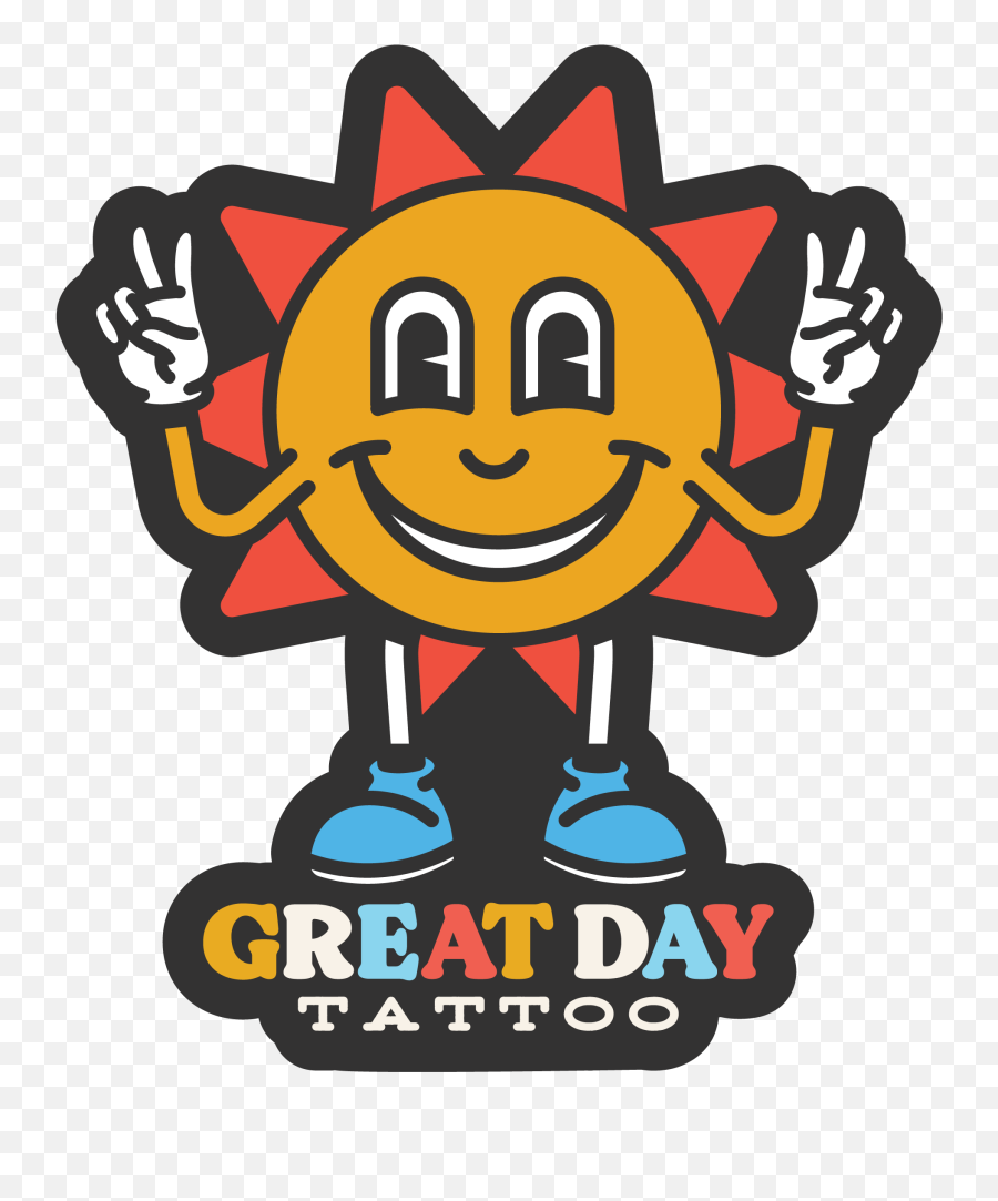 Home Great Day Tattoo - Happy Emoji,Have A Great Day Emoticon
