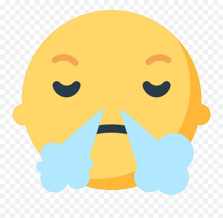 Face With Steam From Nose Emoji Clipart - Significado,Triumph Emoji