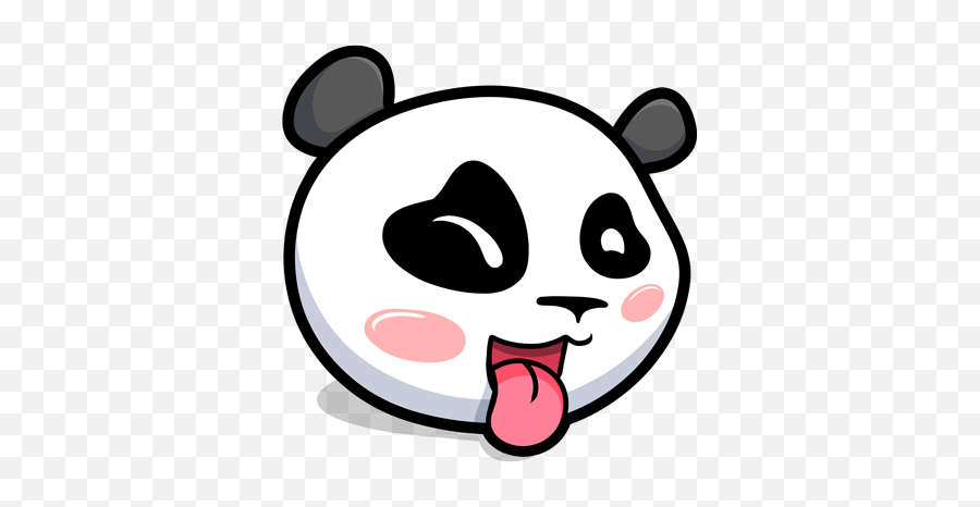 The Chichi Panda Sticker Pack By Cute Panda - Clip Art Library Cute Kawaii Panda Png Emoji,Emotions De Panda