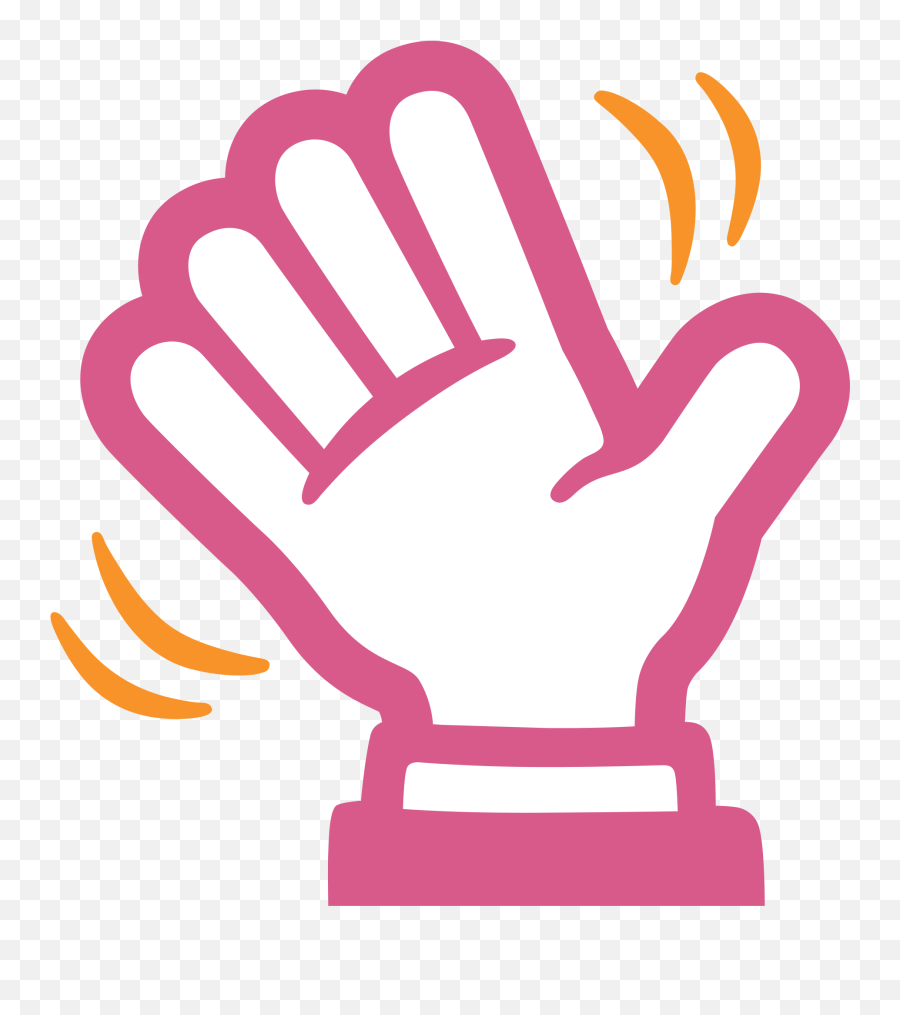 Emoji Shaking Hand Transparent Png - Transparent Hand Wave Clipart,Hand Emojis