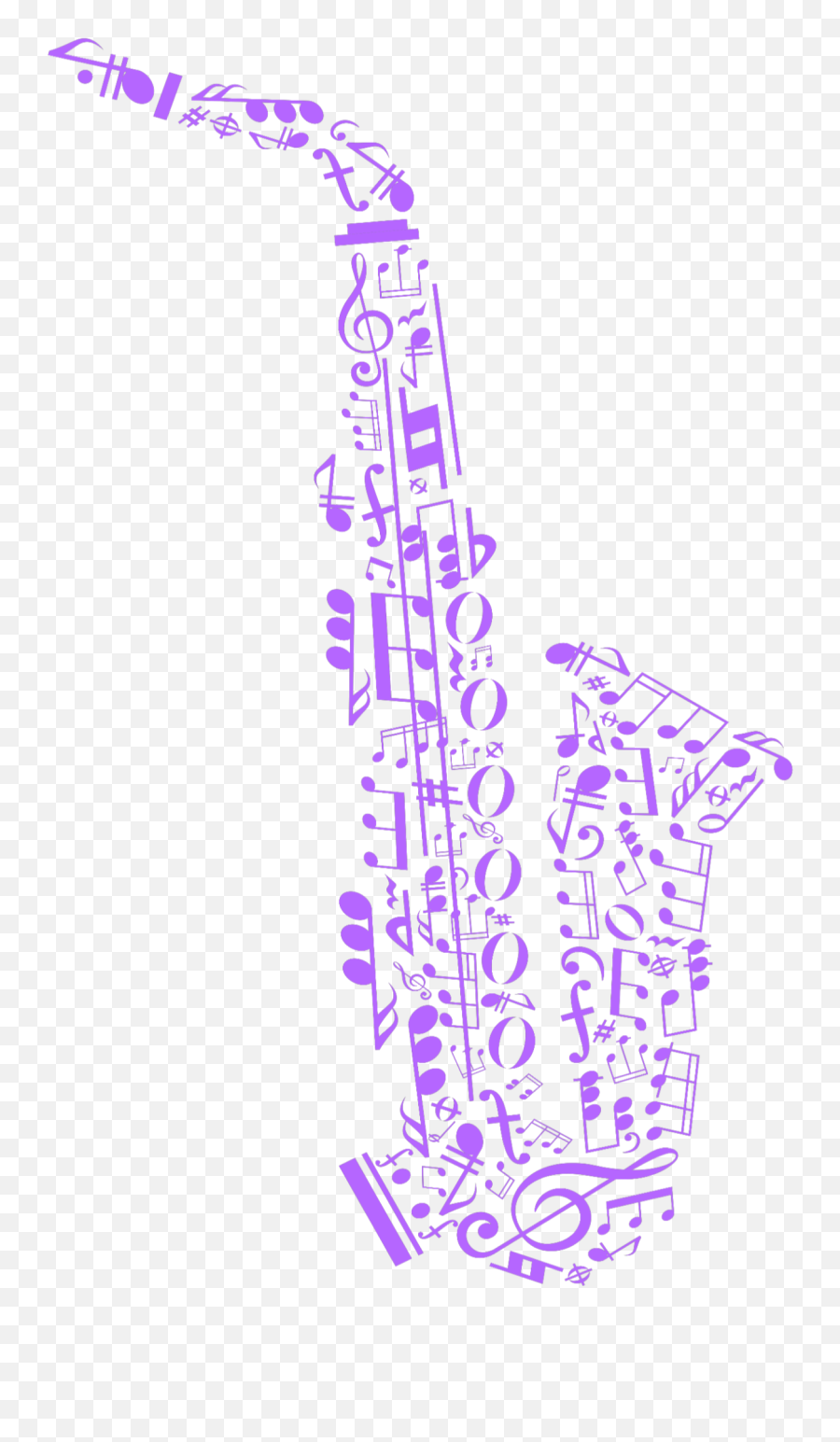 Mq Purple Music Instrument Notes - Clarinet Made Of Music Notes Emoji,Purple Music Note Emoji Gone