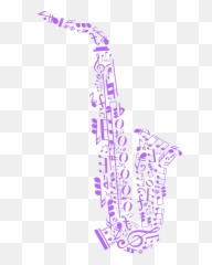 Mq Purple Music Instrument Notes - Clarinet Made Of Music Notes Emoji,Purple Music Note Emoji Gone