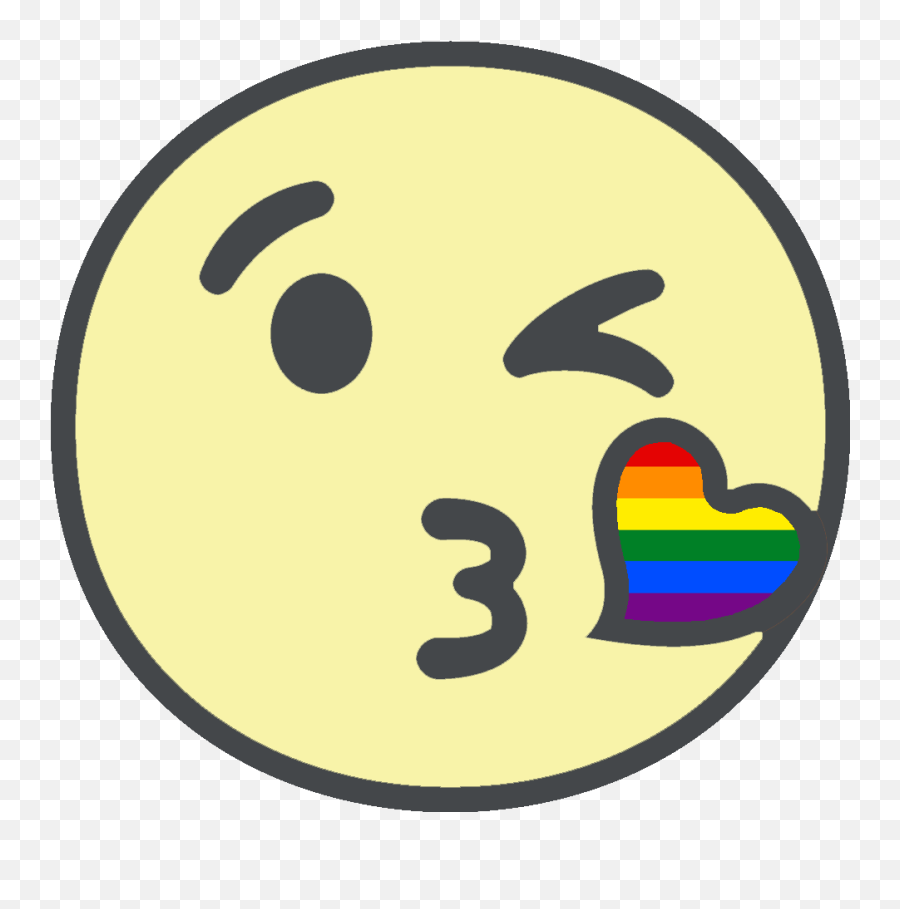 Face Emoji Pride Flag Badges - Happy,Pride Flag Emoji