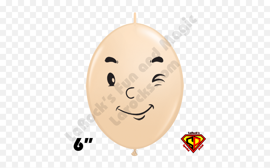 Link Wink Blush Face 25ct Balloons - Happy Emoji,Blushing Emoticon O///o