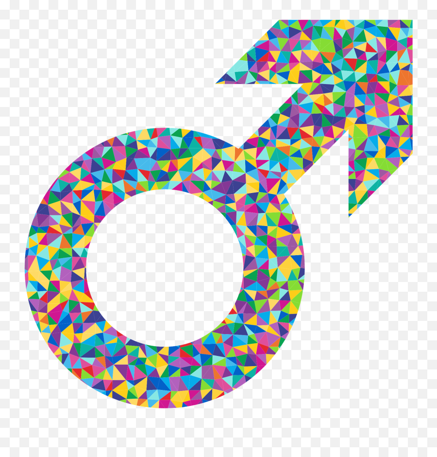 Prismatic Male Symbol Transparent Png - Stickpng Gender Symbol Emoji,Emojis And Symbols