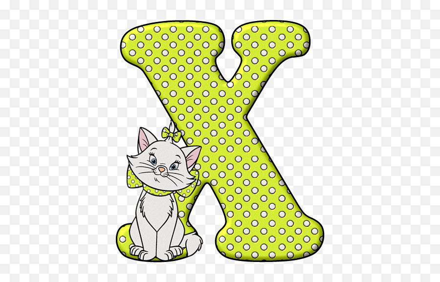 Alfabeto Decorativo - Dot Emoji,Marie The Cat Emoji