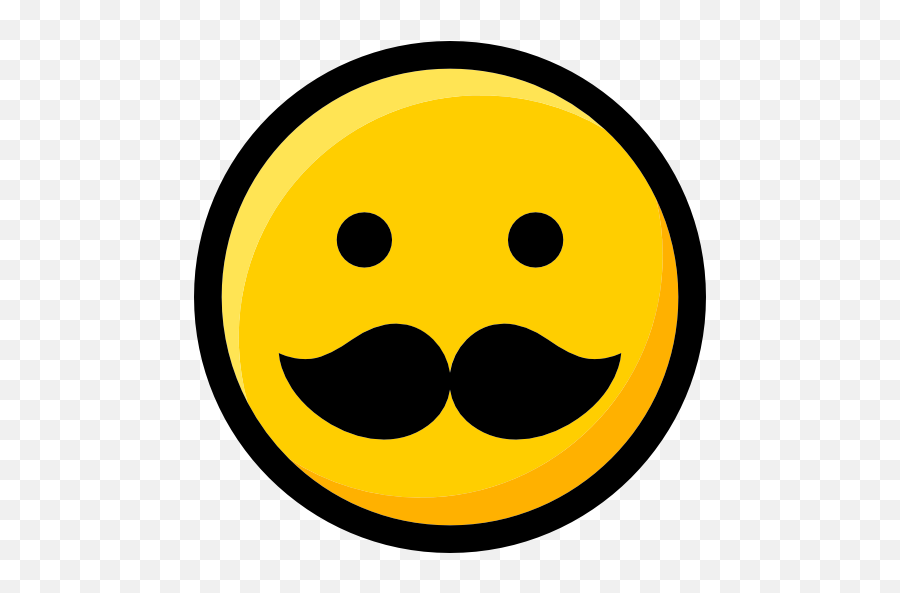 Moustache Emoticons Smileys - Mustache Emoji Png,Mustache Emoji
