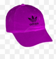Adidas Purple Pink Cap Hat Hat Sticker - Adidas Emoji,Pink Hats Emojis