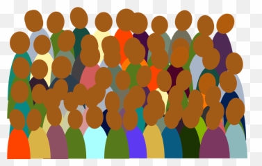 Excellence Gap - Clip Art Crowd Emoji,King Philip’s Speech Relies Heavily On Appeals To Emotion