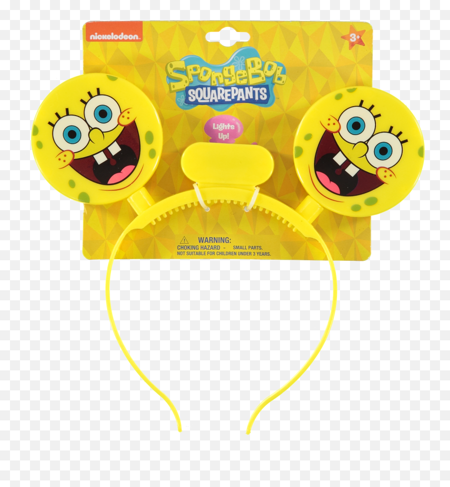 Sponge Bob Molded Light Up Novelty Headband - Walmartcom Happy Emoji,How To Get More Emoticons For Android Calendar