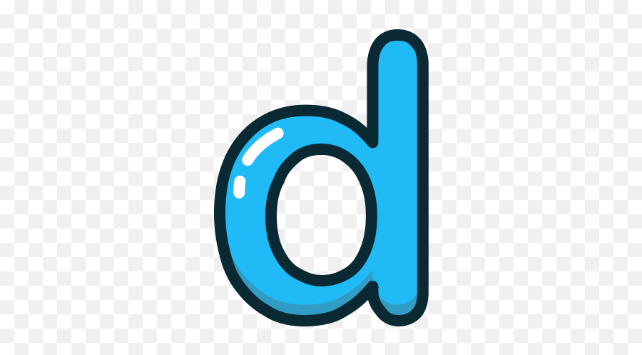 Letter D Blue Png U0026 Free Letter D Bluepng Transparent - Small Letter D Png Emoji,D&d Facepalm Emoticon