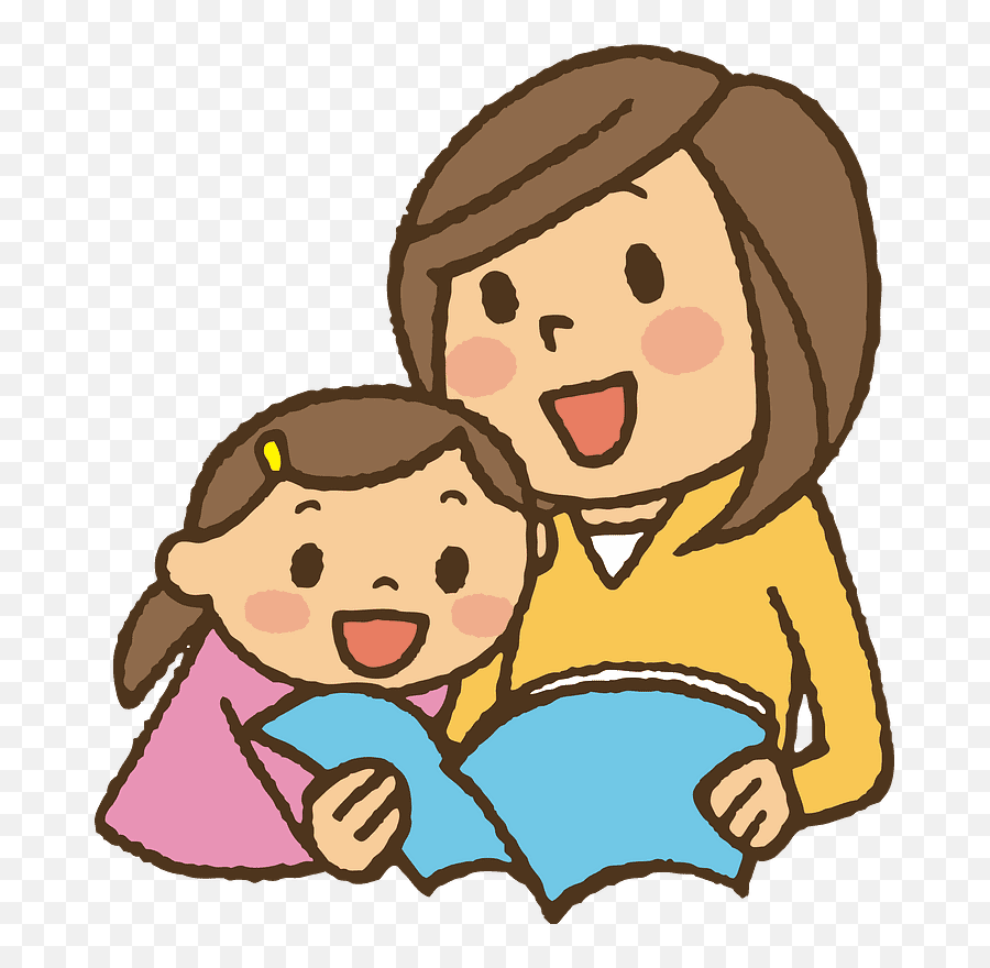 Emotion Love Child Png Clipart - Reading With Child Clipart Emoji,Child Emotion