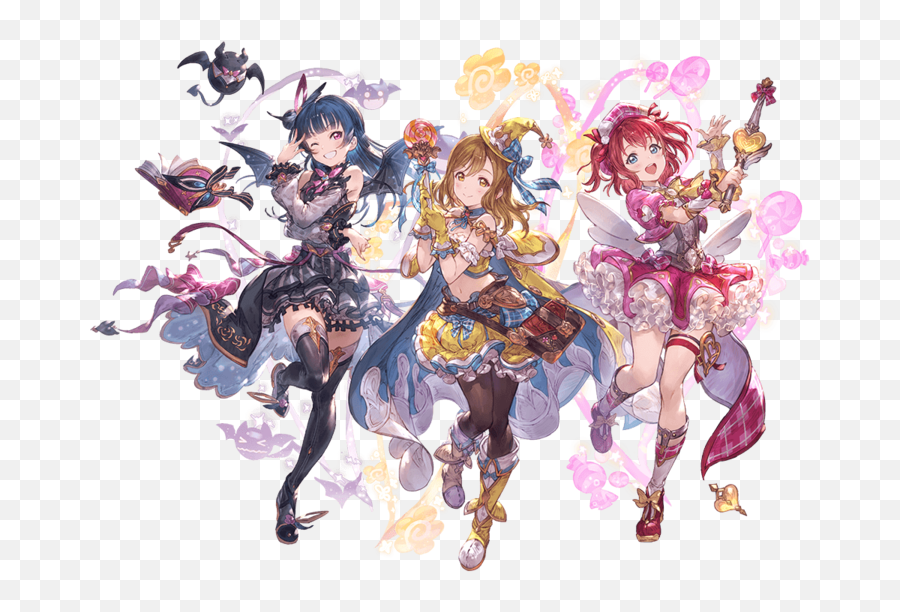 Fantasy Character Design Fantasy Girl L Anime - Grandblue Fantasy Love Live Emoji,Nico Yazawa Emotions