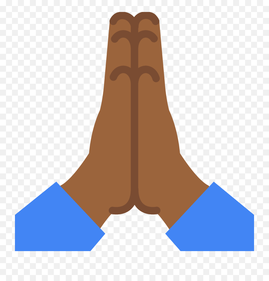 Medium - Praying Hands Emoji Black,Pray Emoji