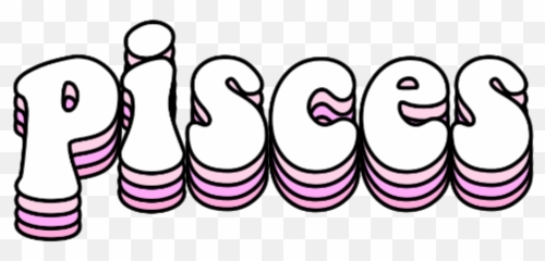 Pisces Zodiac Text Art Sticker - Dot Emoji,Pisces Emoji