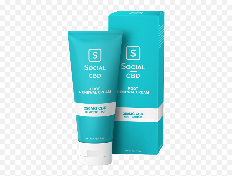 Social Cbd Foot Renewal Cream - Social Cbd Emoji,Emoji Feet Broken