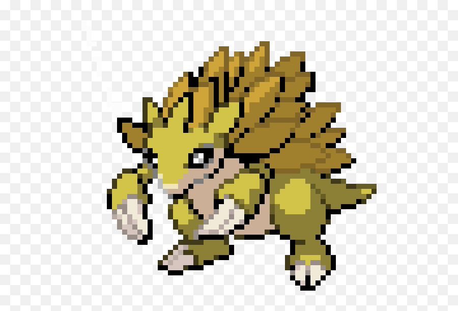 Sandslash Png - Pixel Art Pokemon Sandslash Emoji,Sandslash Emoji