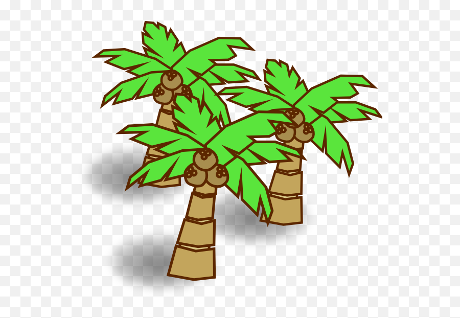Coconut Tree Clip Art N17 Free Image Download - Coconut Trees Clipart Emoji,Coconut Tree Emoticon