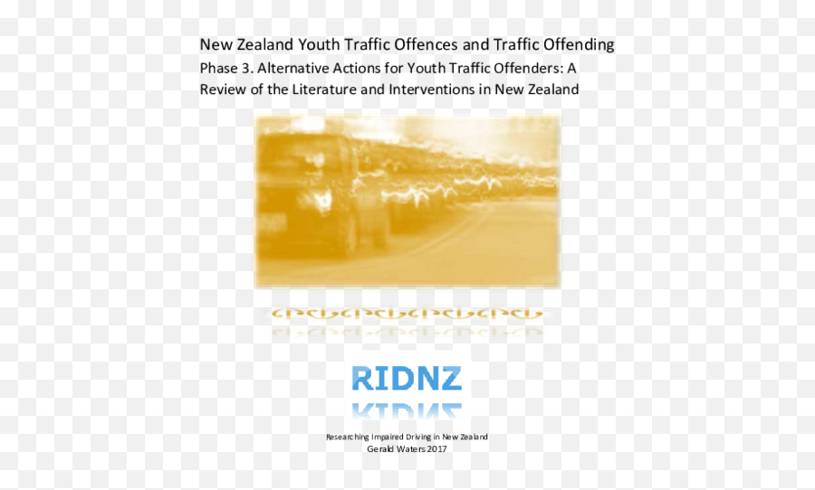 Pdf New Zealand Youth Traffic Offences And Traffic - Language Emoji,Andrew Robertson Emotion Dopamine Winning Advertising Presentation