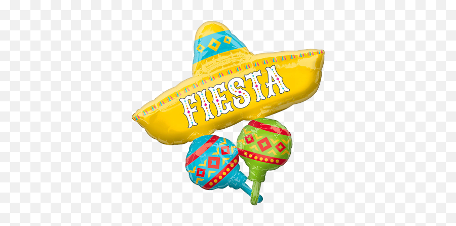Fiesta Fun Supershape Foil Balloon - Fiesta Balloons Emoji,Maraca Emoji