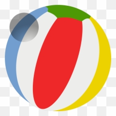 Beach Ball Svg Vector Beach Ball Clip Art - Svg Clipart For Volleyball Emoji,Beach Ball Emoji Transparent