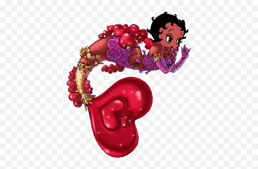 50 Betty Boop Wallpaper Border On Wallpapersafari - De Betty Boop Sirene Emoji,Betty Boop Emoticons