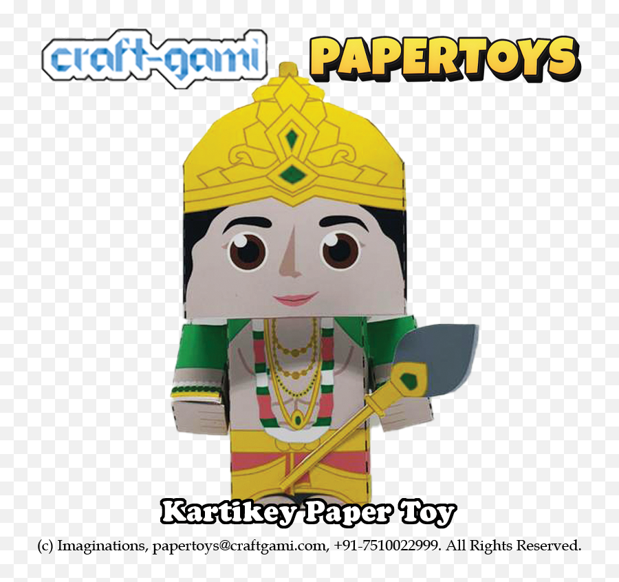 Paper Toy Cut And Make Toy - Make Ganesha With Paper Emoji,Lord Of The Craft Emojis