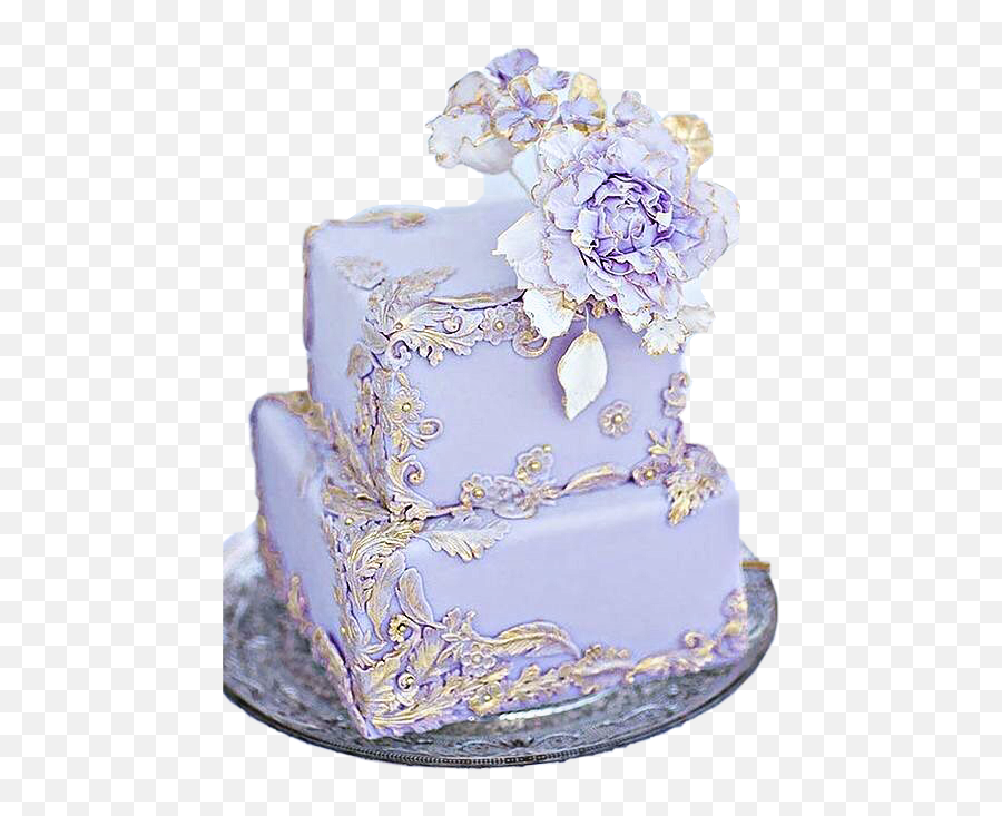 Cake Purple Beautiful Wedding Sticker By Kimmytasset - White Cake Mix Emoji,Wedding Cake Emoji