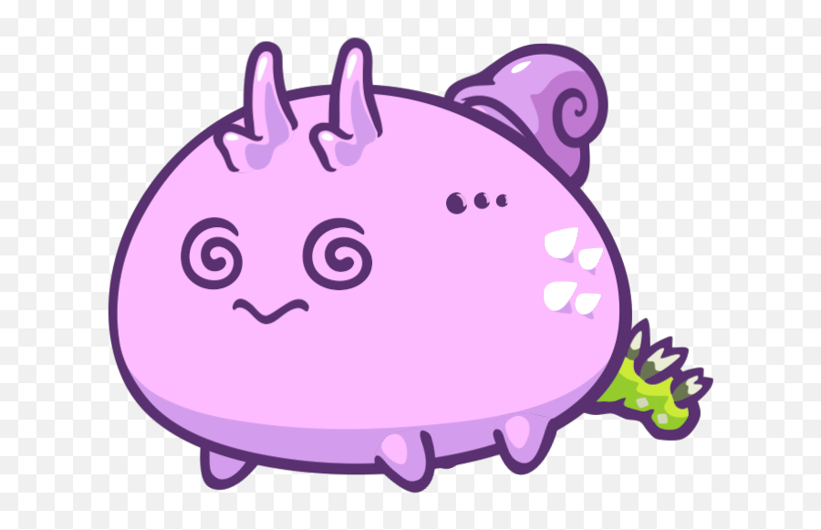Axie 301820 Axie Marketplace Emoji,Purple Confused Emojis With Black Backgrounds