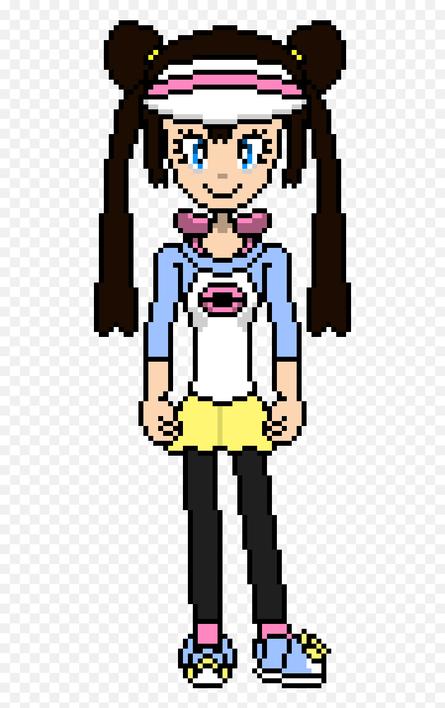 Almost Done Rosa Pokemon Black And White 2 - Tgw Pixel Art Emoji,Pokemon Black & White - Emotion. Game