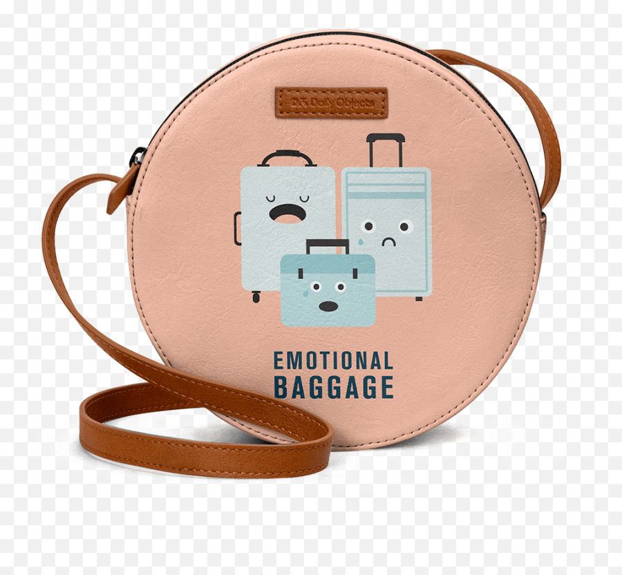 Dailyobjects Emotional Baggage - Orbis Crossbody Bag Buy At Emoji,Emotion Of Brown