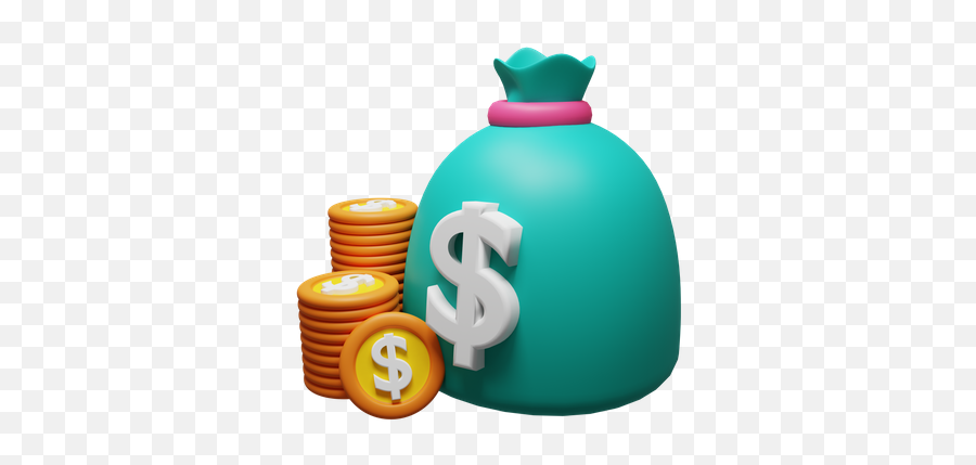 Premium Money Bag 3d Illustration Download In Png Obj Or Emoji,Cash Sack Emoji