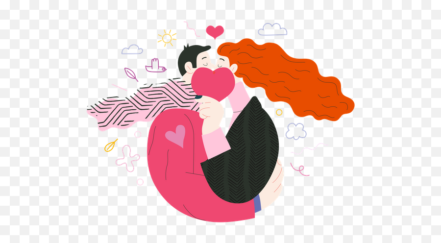 Couple Kissing Icon - Download In Glyph Style Emoji,She Texted Kissing A Guy Emoji