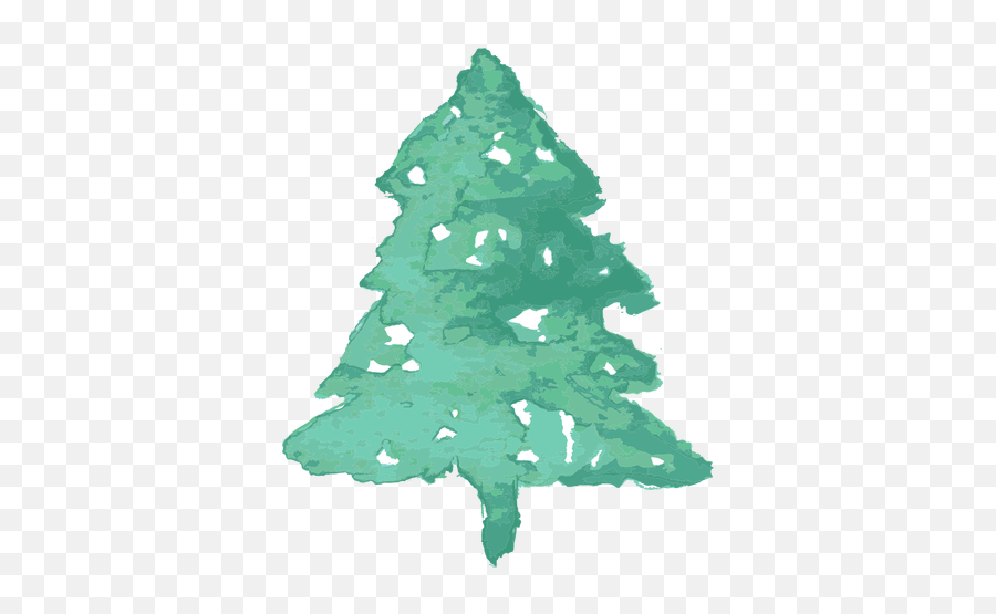 Watercolor Christmas Tree Png File Png Mart Emoji,Xmas Tree Emoji