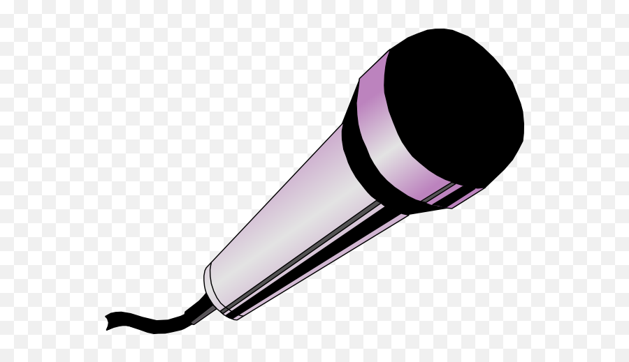 Cartoon Microphone Clipart - Clip Art Library Microphone Clip Art Emoji,Microphone Girl Hand Notes Emoji