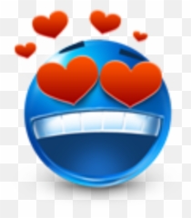 Imagenes De Amor - Blue Emoticons Emoji,Imagenes De Emojis De Amor