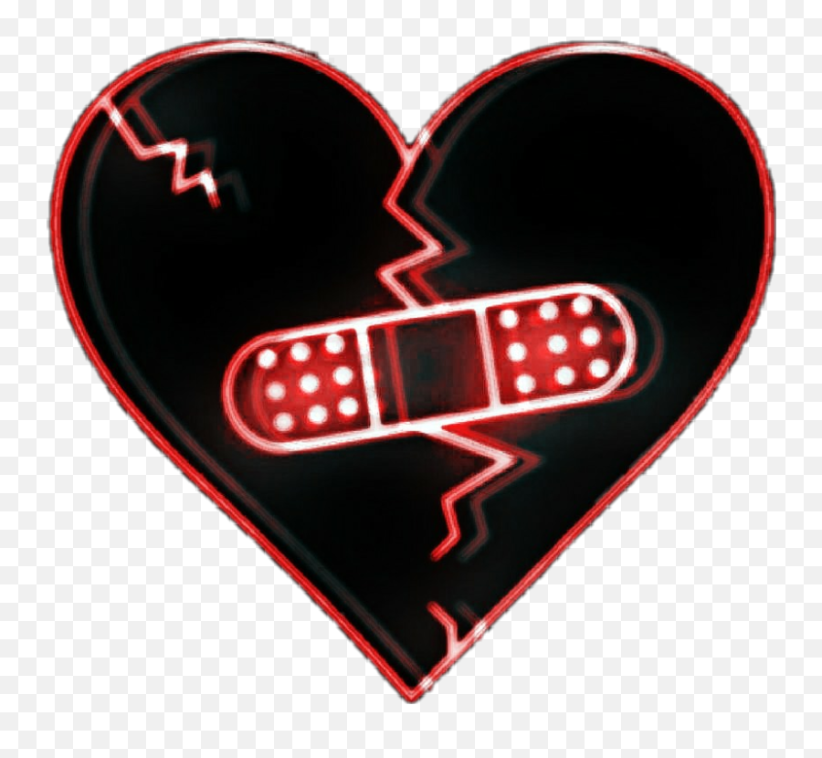 Corazon Roto Broken Heart Sticker - Imagenes Sad De Corazones Emoji,Emoji Corazon Roto