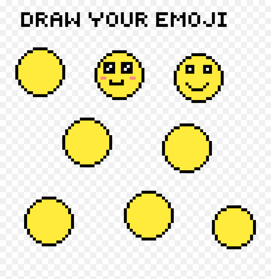 Free Online Pixel Art Drawing Tool - Dot Emoji,Emoji Pixel Art Grid