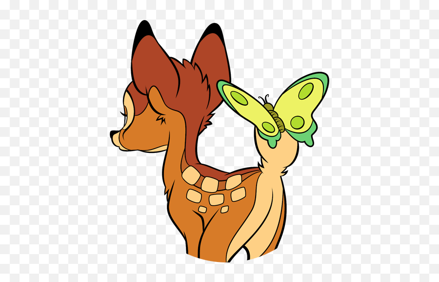 Vk Sticker - Stickers Bambi Whatsapp Emoji,Disney Bambi Emoji