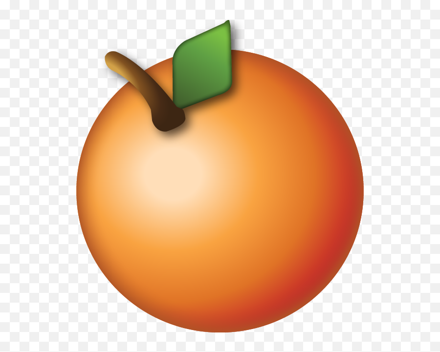 Download Orange Emoji Icon - Orange Emoji Png,Orange Emoji