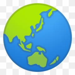 Globe Showing Asia - Emoji,Earth Emoji