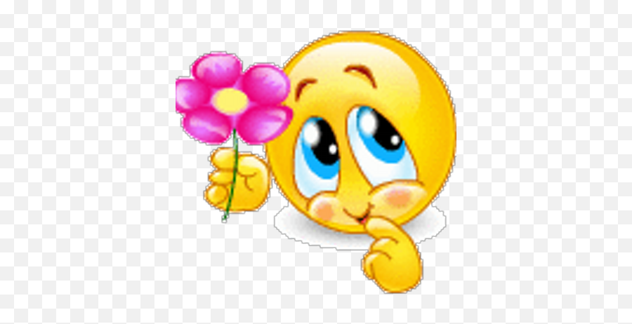 Emoji Flower For You,Grouchy Emoticon