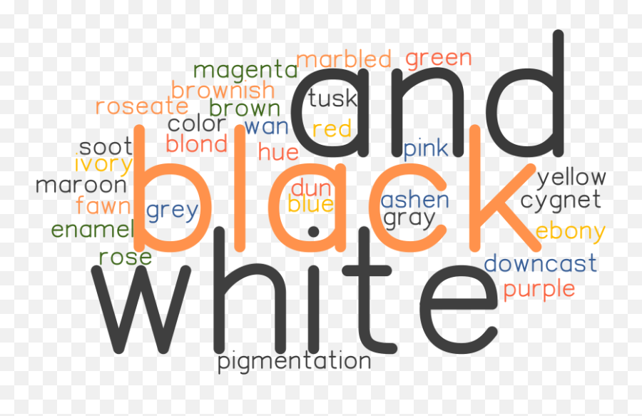 Black And White Synonyms And Related Words What Is Another - Dot Emoji,Blue Emotion Rose