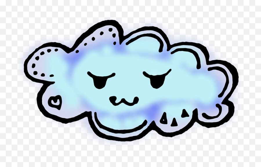 Wolke Blau Wetter Zeichnung Gewitterwolken Transparent - Above Preposition Examples Emoji,Eiffelturm Emoji