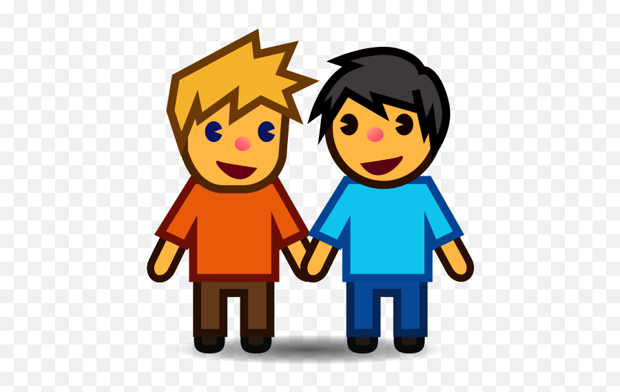 Two Men Holding Hands Id 12351 Emojicouk - Two Men Holding Hands Emoji,2 Hands Emoji