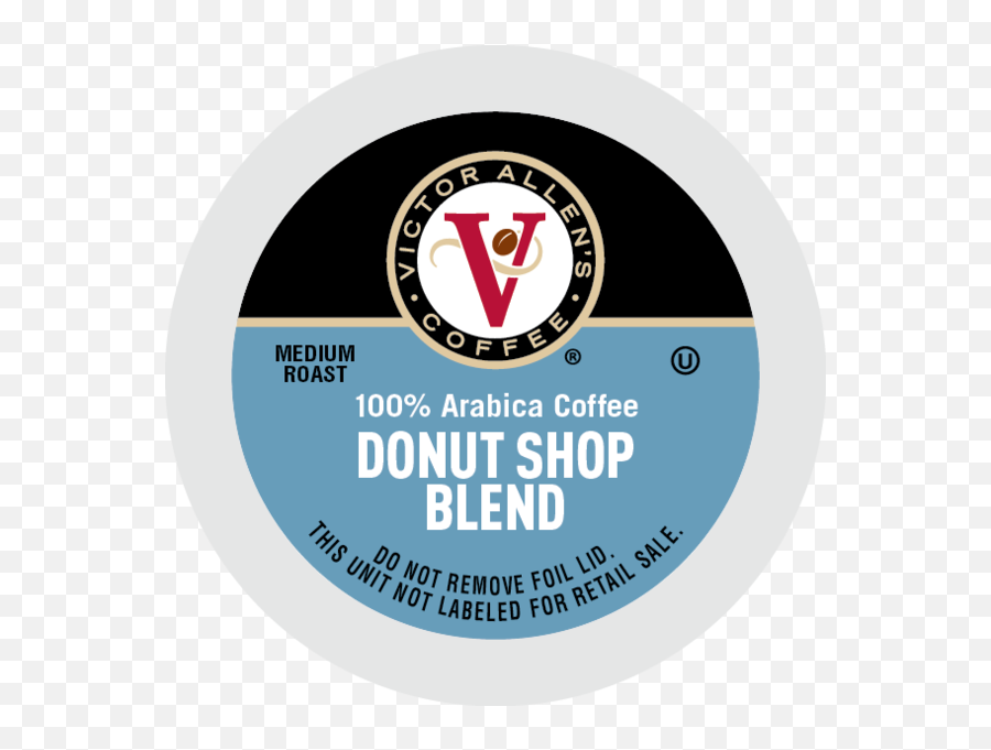 Victor Allenu0027s Donut Shop Medium Roast Single Serve Coffee - Donut Shop Blend Coffee Kcups Emoji,Donut Emoji Cut File