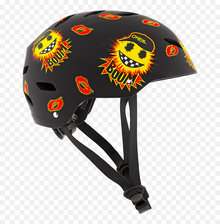 Neal Dirt Lid Youth Helmet Emoji Black - Bicycle Helmet,Dirt Emoji